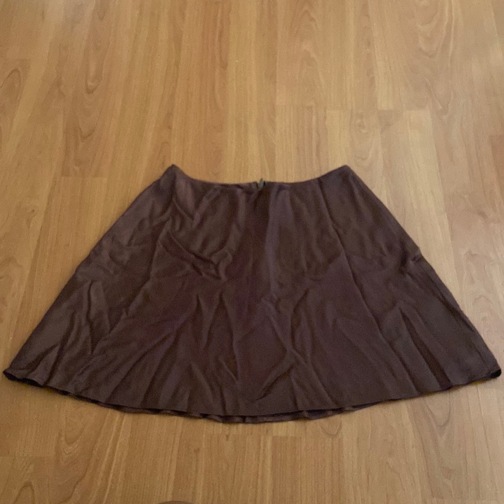 & Other Stories Brown Slip Skirt